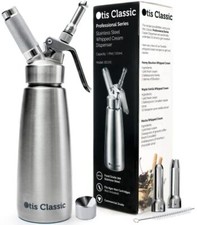 Otis Classic Whipped Cream Dispenser - 500ml Stainless Steel Whip Charger for