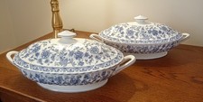 A Pair Of Minton Blue And