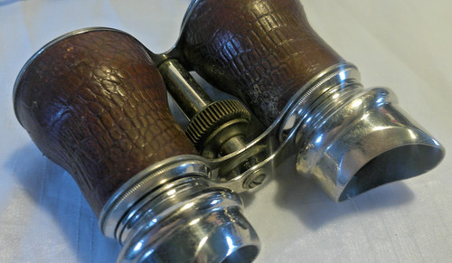 Vintage chrome opera - opera, glasses