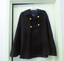 Navy blue wool nurse's cloak /
