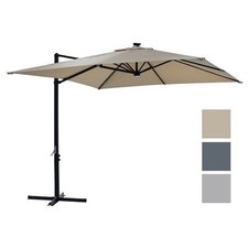 Light Up Garden Parasol 3m