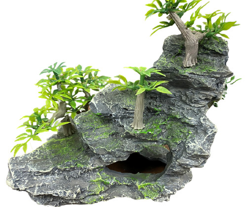 Artificial slate rock ledge - slate,