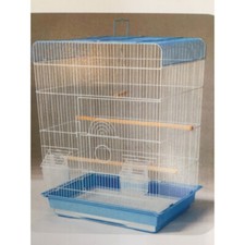 Extra large flat top cage Box of 4 wire cage bird mixed colours mule cage
