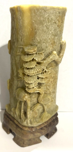 Vintage asian soapstone - vintage,
