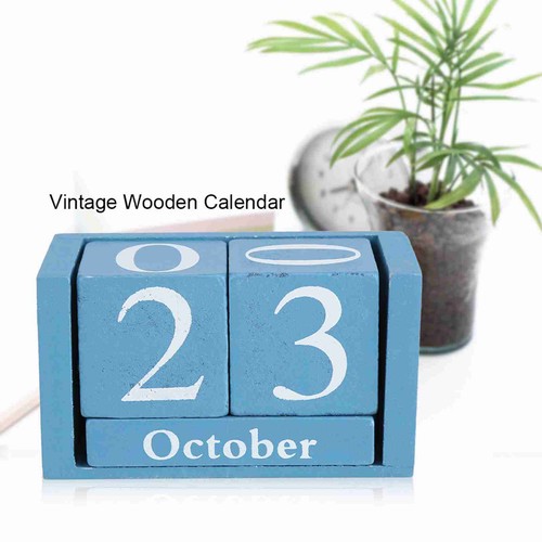 Avintage wooden calendar - avintage,