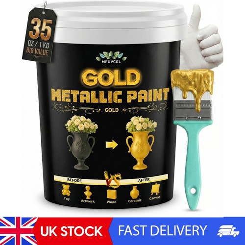Gold paint 1000ml metallic - paint,,