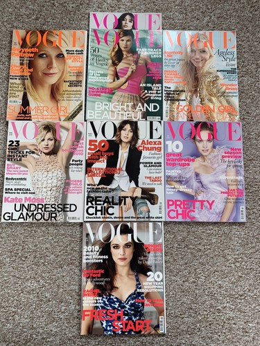 British vogue magazine bundle - magazine,