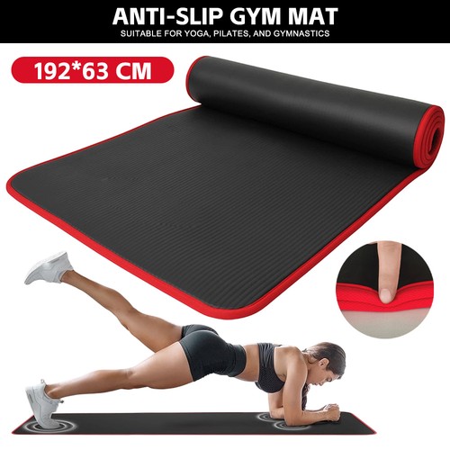 Yoga mat 8mm thick exercise - 8mm,