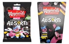 Maynards Bassetts Liquorice Allsorts Sweets Carton /Bag