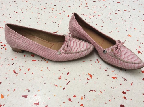 Hogl pink snake print - , leather