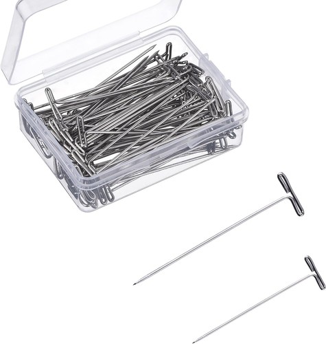 100pcs pins stainless steel - 100pcs, t-pins,stainless