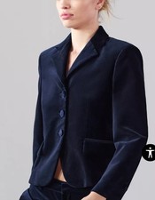 Zara VELVET BLAZER ZWCOLLECTION SIZE S