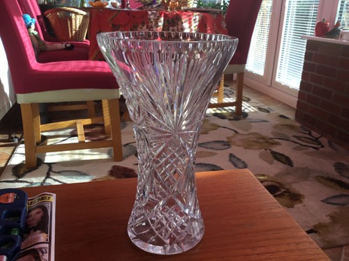 Bohemia lead crystal vase - lead,