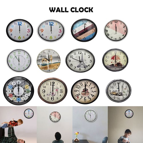 Wall clock ticking - 12",