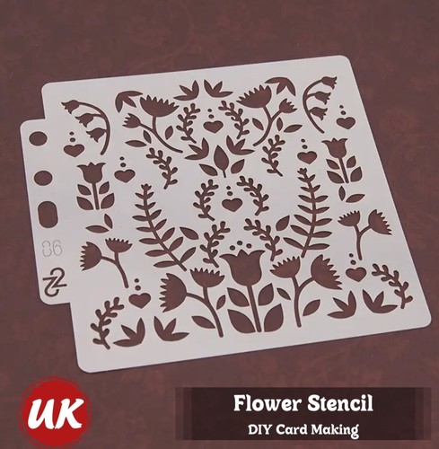 Flower template plastic - flower,