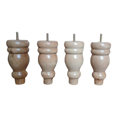4xoak finish solid - v, wooden