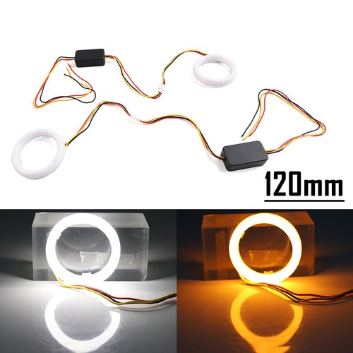 120mm white amber - 2x,