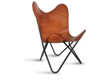 Leatherooze Butterfly Chair Cover Real Leather (chair Cover Only)