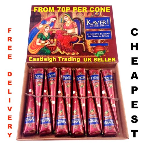 Kaveri brown henna cones - kaveri, tubes