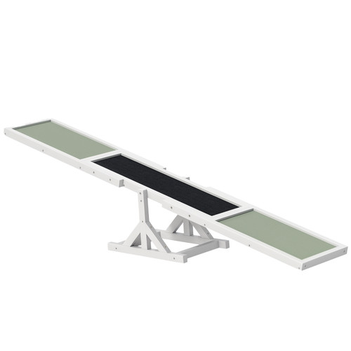 Pawhut wooden pet seesaw - pawhut,