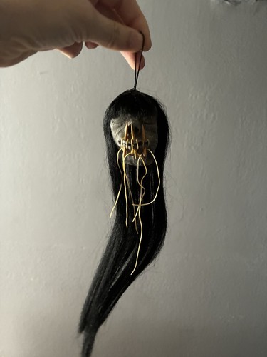 Latex shrunken head replica - latex,