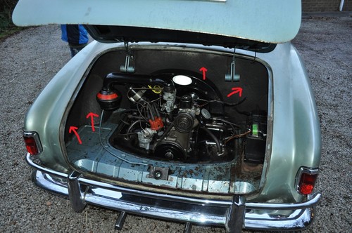 Karmann ghia engine comp - engine,
