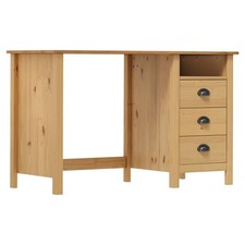 Wooden Desk with 3 Drawers