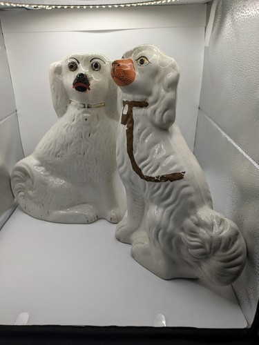 Large pair victorian seated - pair,
