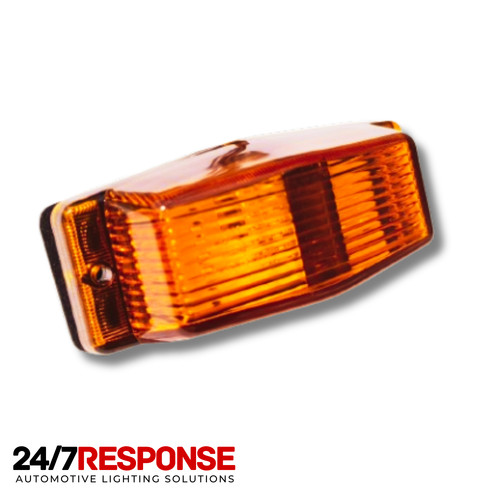 Amber led front double - amber, burner