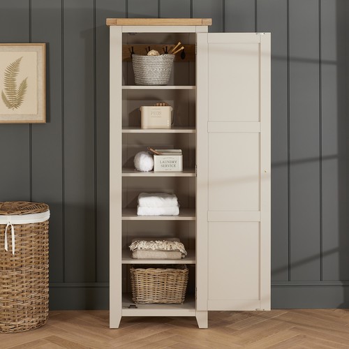 Linen storage cupboard single - linen,