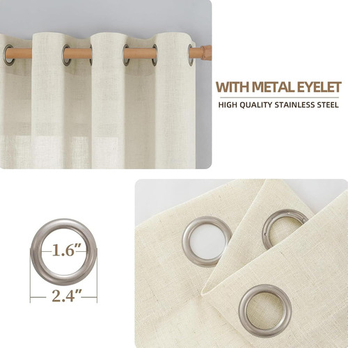 Cucraf linen curtains - cucraf, eyelet