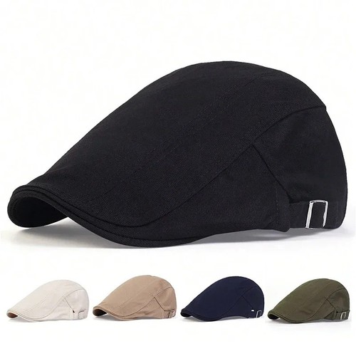 Men flat cap washed - men,