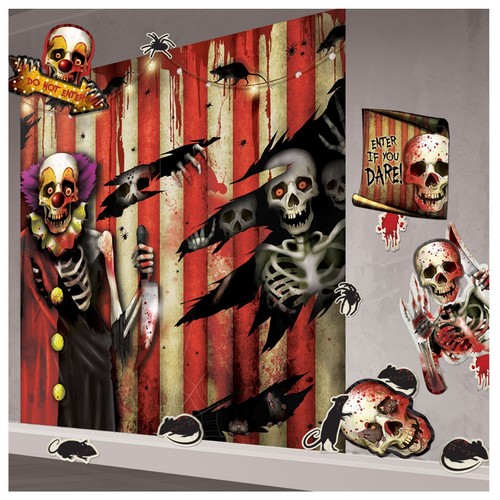 Halloween scary clown - halloween,