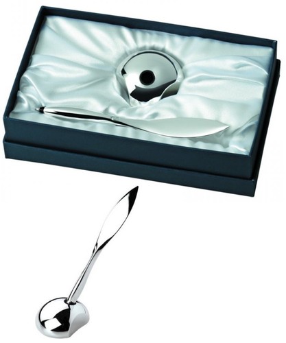 Silver plated feather - plated,