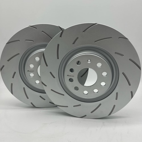 Front grooved brake discs - front,