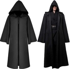 Star Wars Cosplay Costume Jedi Anakin Skywalker Darth Vader Cloak Robe Halloween