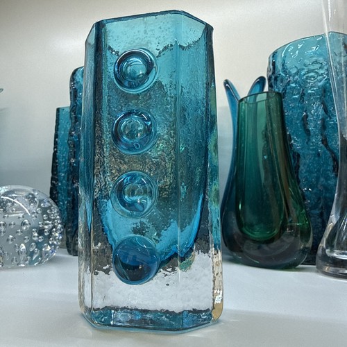 Whitefriars glass kingfisher - whitefriars,