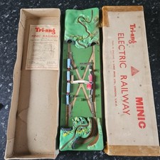 Vintage Tri-Ang Minic Electric Railway With Instructions & Boxed Rare Find