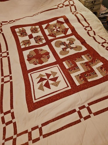 Handmade patchwork quilt x - patchwork, 78