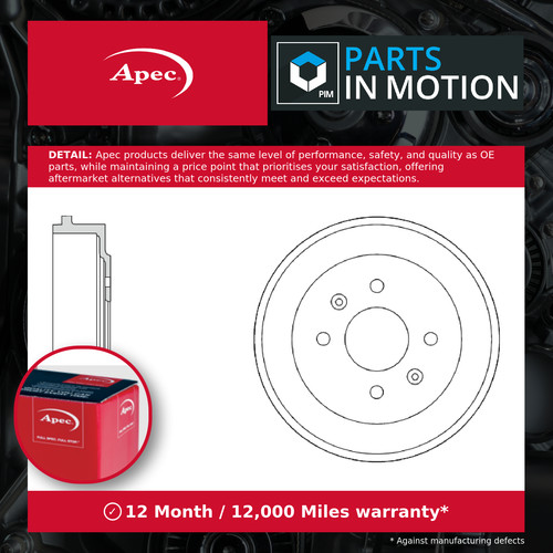 Brake drum fits vauxhall - brake,