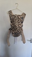 Baby Bjorn Leopard Print Beige Baby Carrier Used