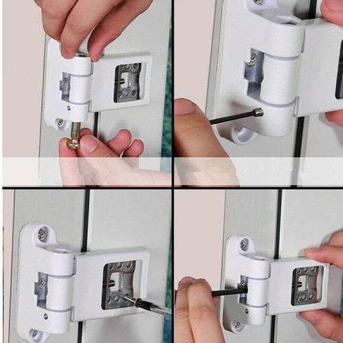 Door hinge white screw - door,