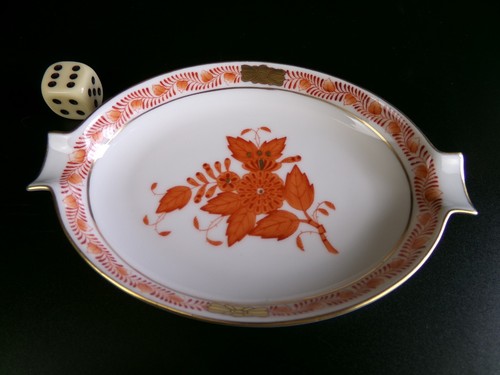 Herend chinese bouquet ashtray - chinese,