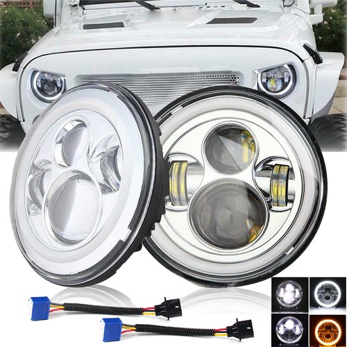 Pair inch led headlights e - pair,