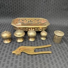 Brass Betel Nut Box 7 Pc Set