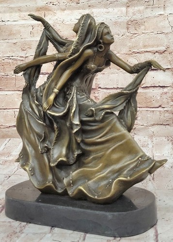 Solid bronze art deco - art,