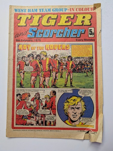 Tiger and scorcher comic - and,