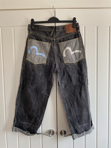Vintage evisu turn jeans - vintage,