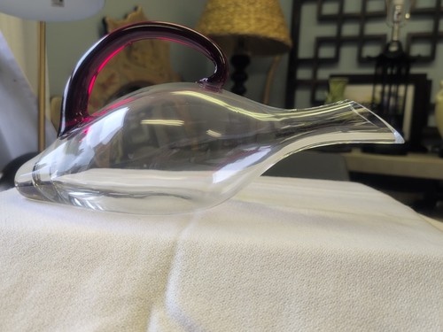 Eisch crystal duck decanter - duck,