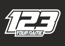 Dirt Bike Stickers 3x Custom